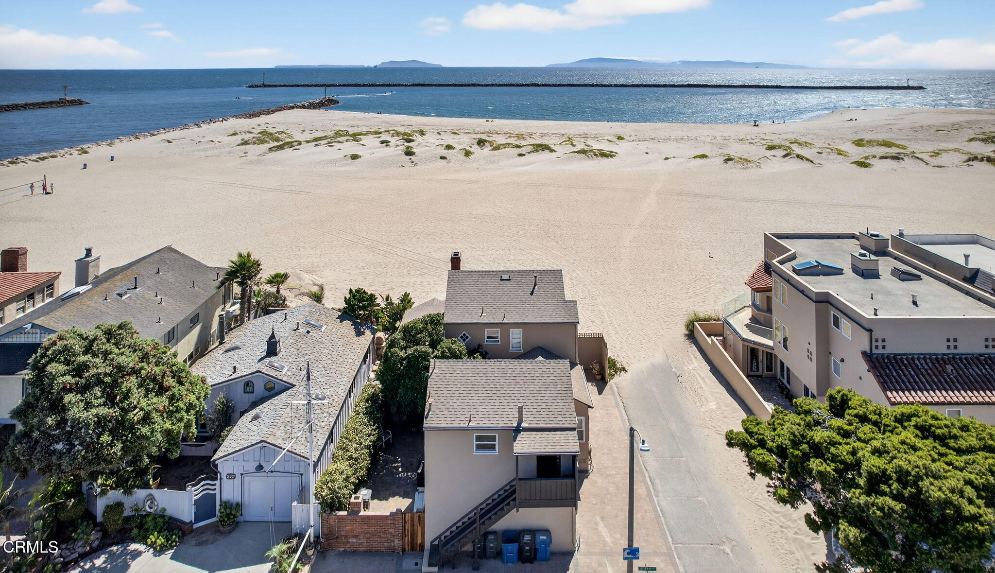 3025 Ocean Drive Oxnard, CA 93035 - Photo 44 of 50 an aerial view of a house with a ocean