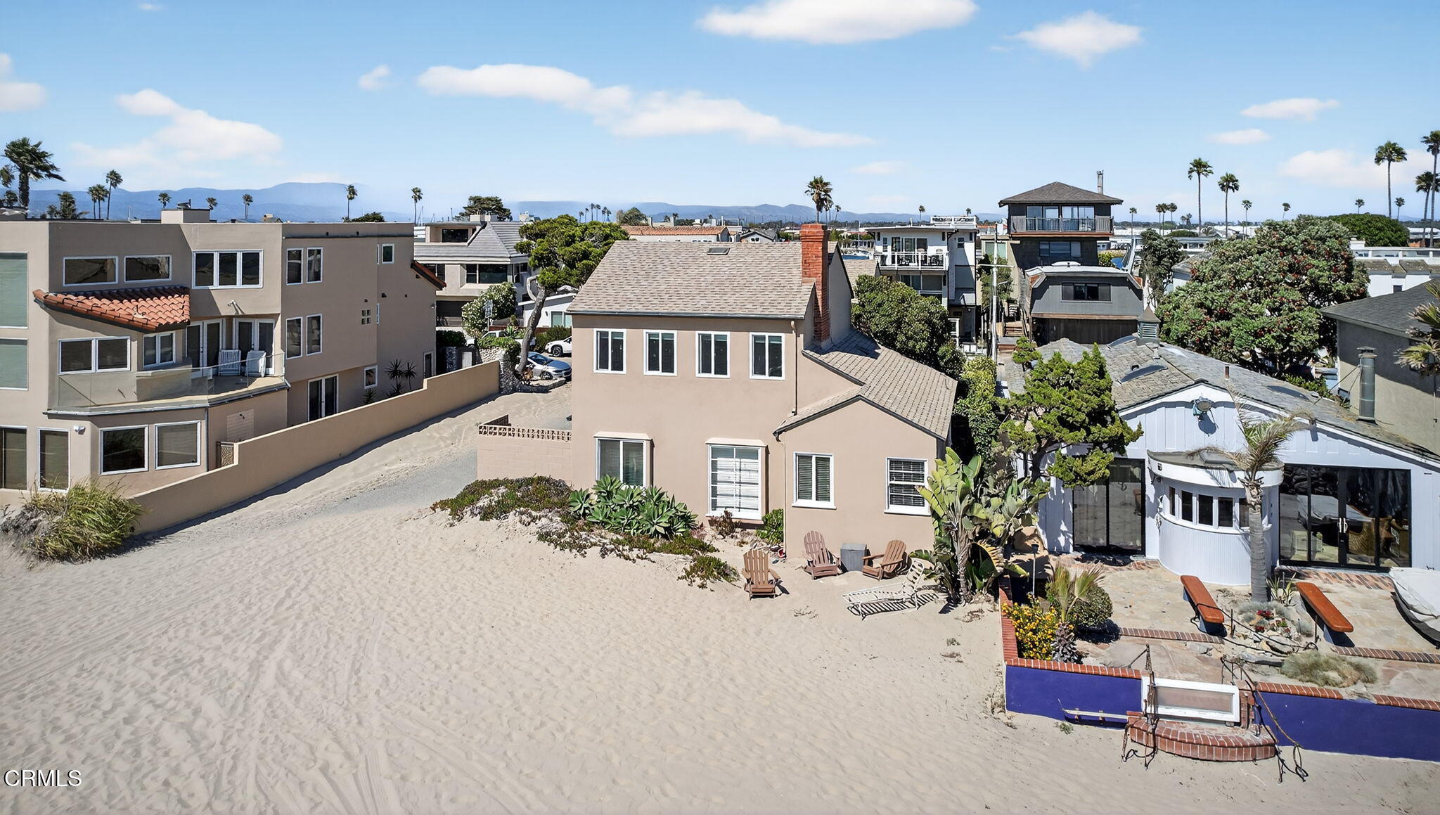 3025 Ocean Drive Oxnard, CA 93035 - Photo 46 of 50 an aerial view of multiple houses with a yard