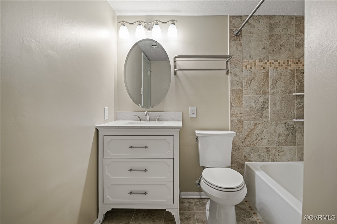1503 Largo Road, Unit T3 Henrico, VA 23238 - Photo 18 of 33 Full bath with toilet, vanity, tile patterned floo