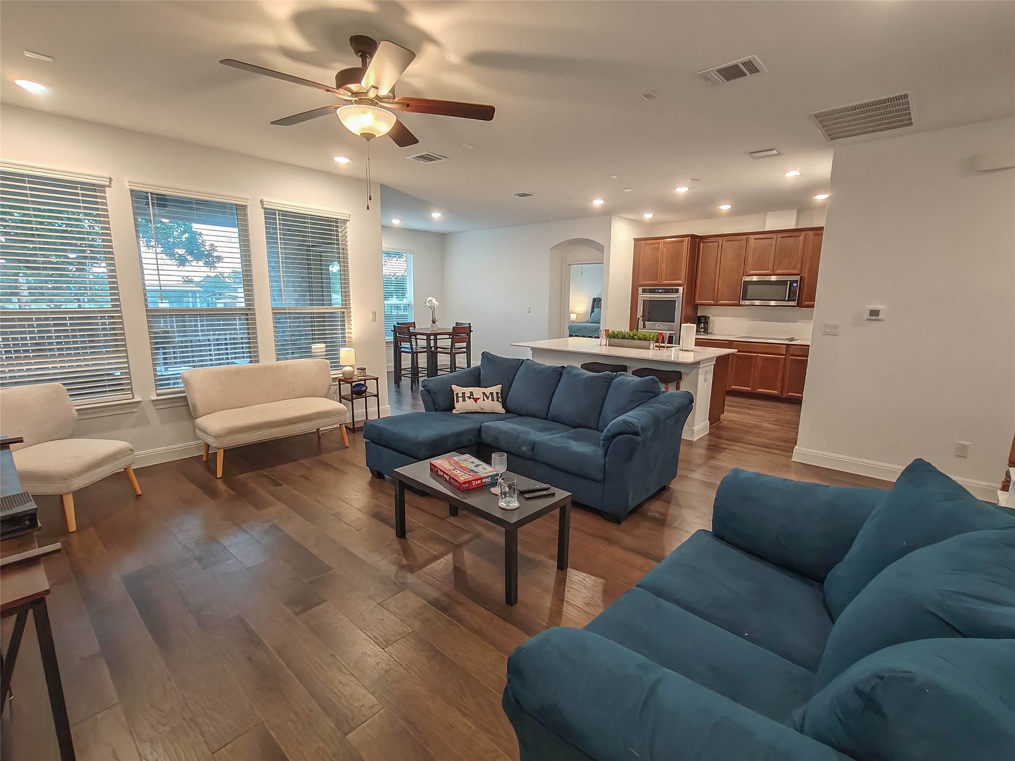 200 Fiddleneck Road Marble Falls, TX 78654 - Photo 5 of 37 a living room with furniture and a large window