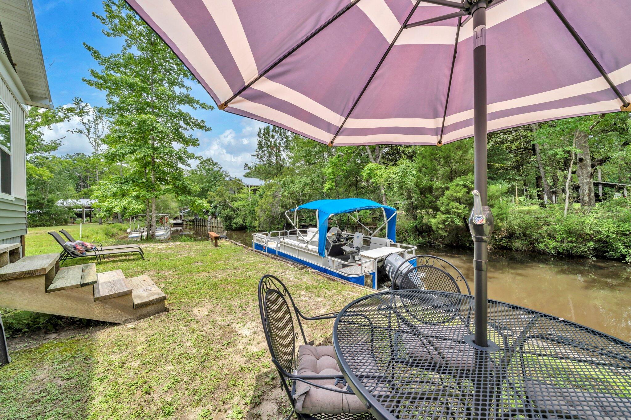 52 Lazy Bone St Point Vernon, FL 32462 - Photo 44 of 62 a view of a swimming pool with a patio