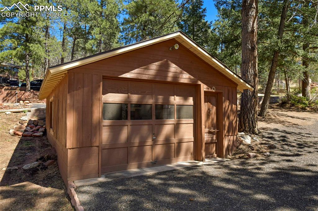 4530 Hagerman Road Cascade, CO 80809 - Photo 40 of 47 Oversized Detached Single Car Garage