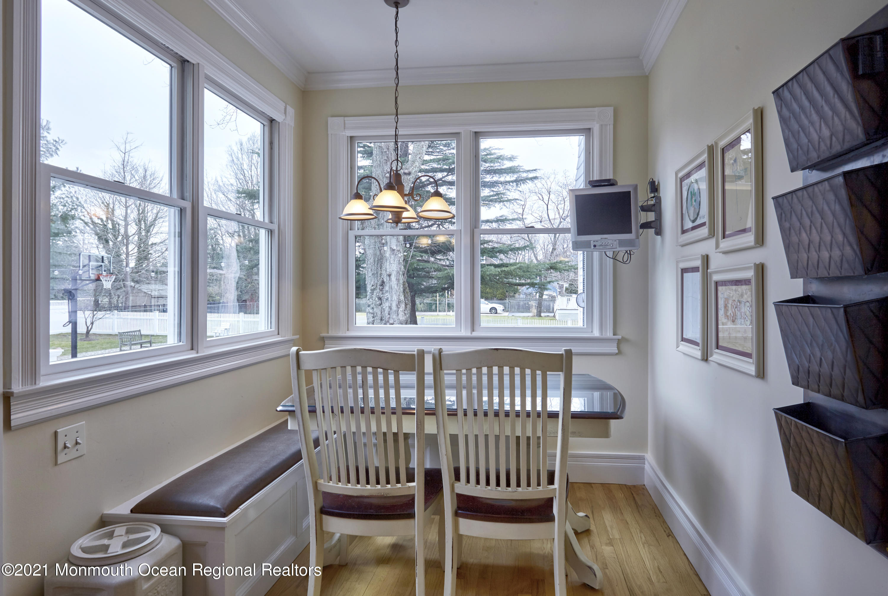 36 Little Silver Point Road Little Silver, NJ 07739 - Photo 14 of 44 a view of a dining room with furniture window and wooden floor