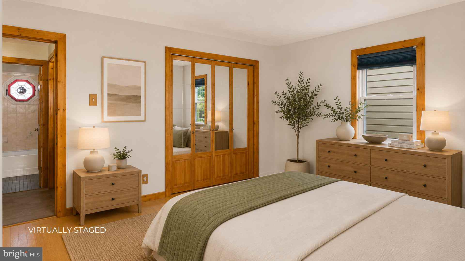 23 Cotton Road Levittown, PA 19057 - Photo 17 of 36 a bedroom with a bed and a window