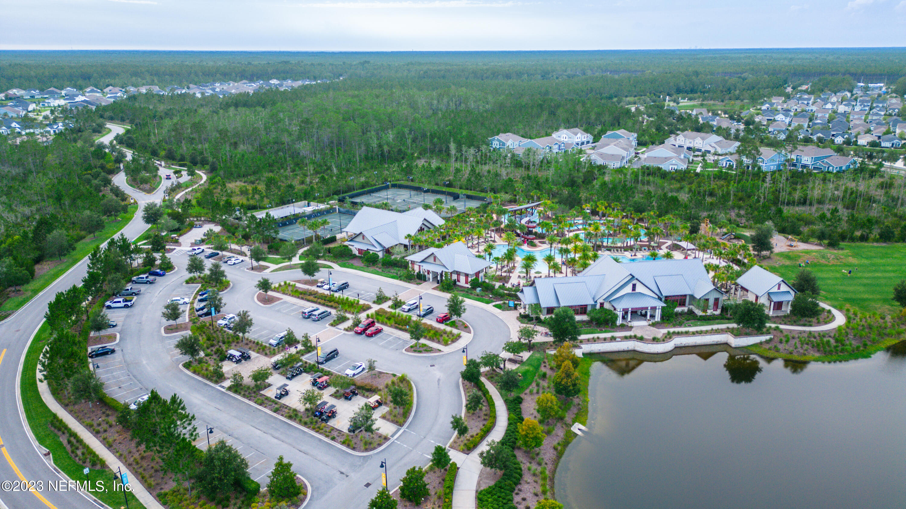 321 Beale Avenue St. Augustine, FL 32092 - Photo 33 of 35 an aerial view of residential houses with outdoor space and street view