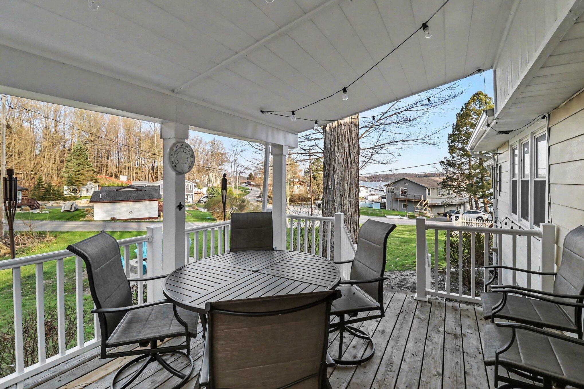 5989 Barnhart Road Ludington, MI 49431 - Photo 36 of 56 NEW Covered Deck porch