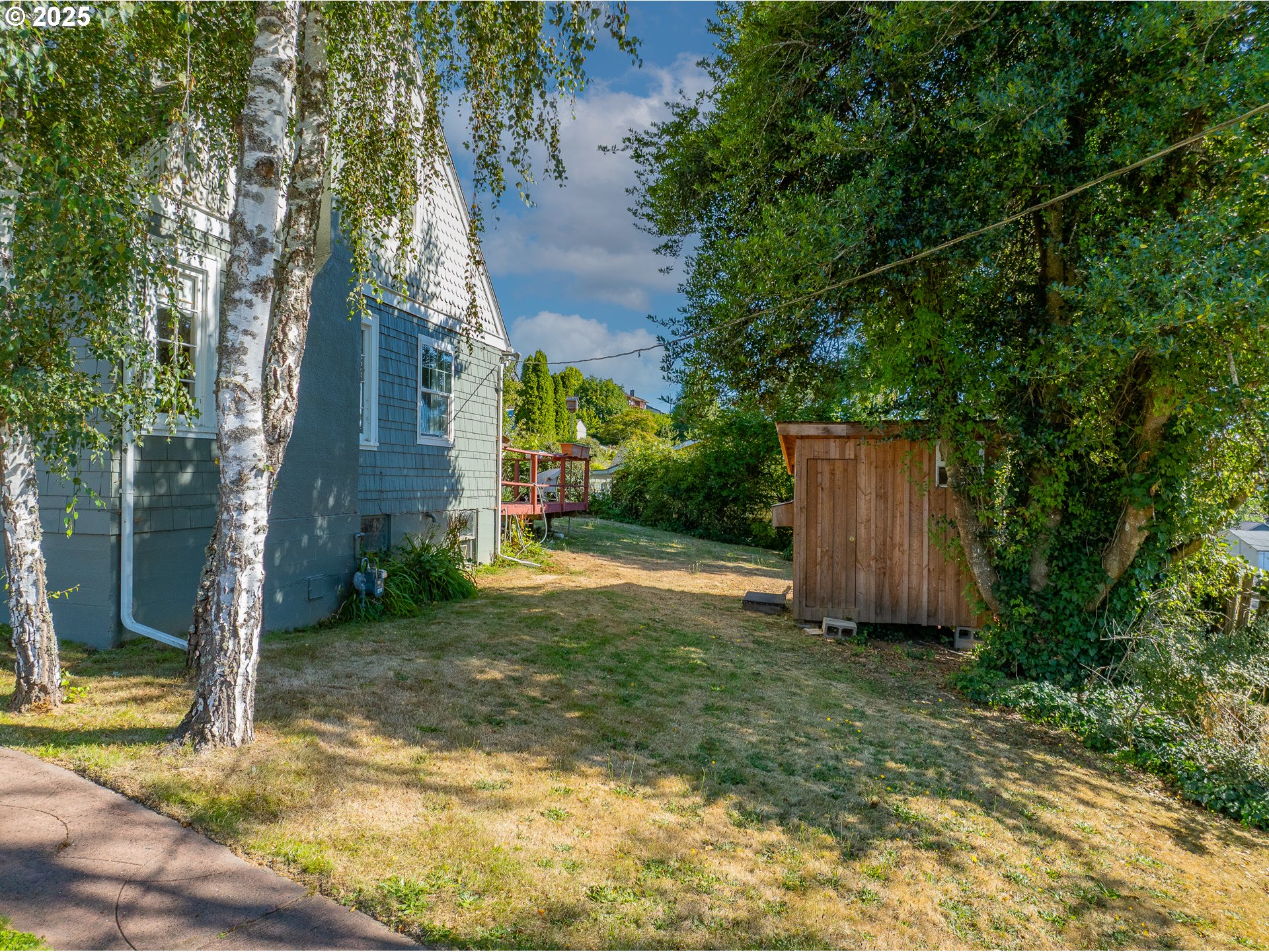 1112 Spruce Street Myrtle Point, OR 97458 - Photo 6 of 47 a view of backyard with green space