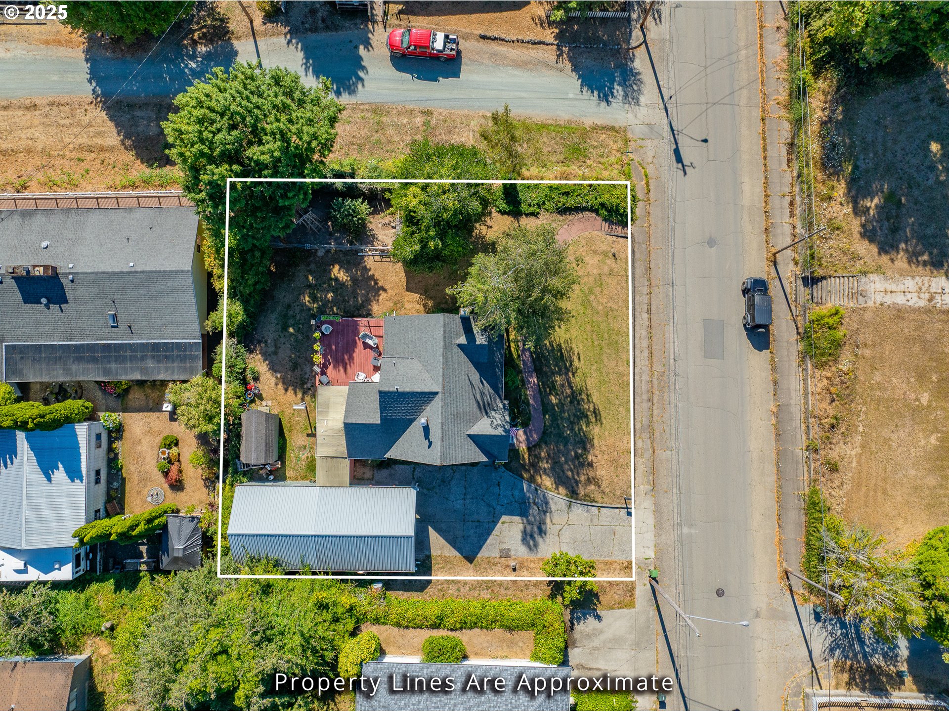 1112 Spruce Street Myrtle Point, OR 97458 - Photo 8 of 47 an aerial view of a house
