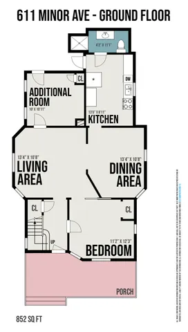 $179,900 | 611 Minor Avenue, Kalamazoo, MI 49008