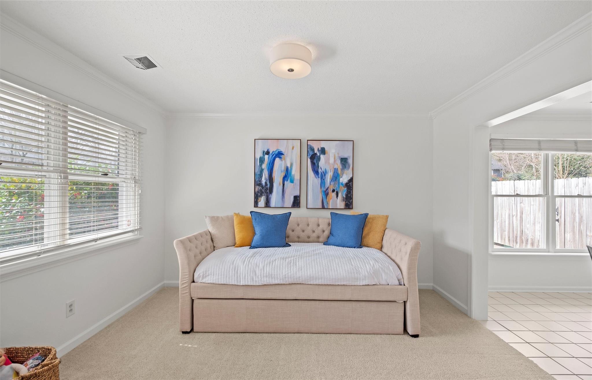 245 Scofield Road Charlotte, NC 28209 - Photo 9 of 33 a bedroom with furniture and a window