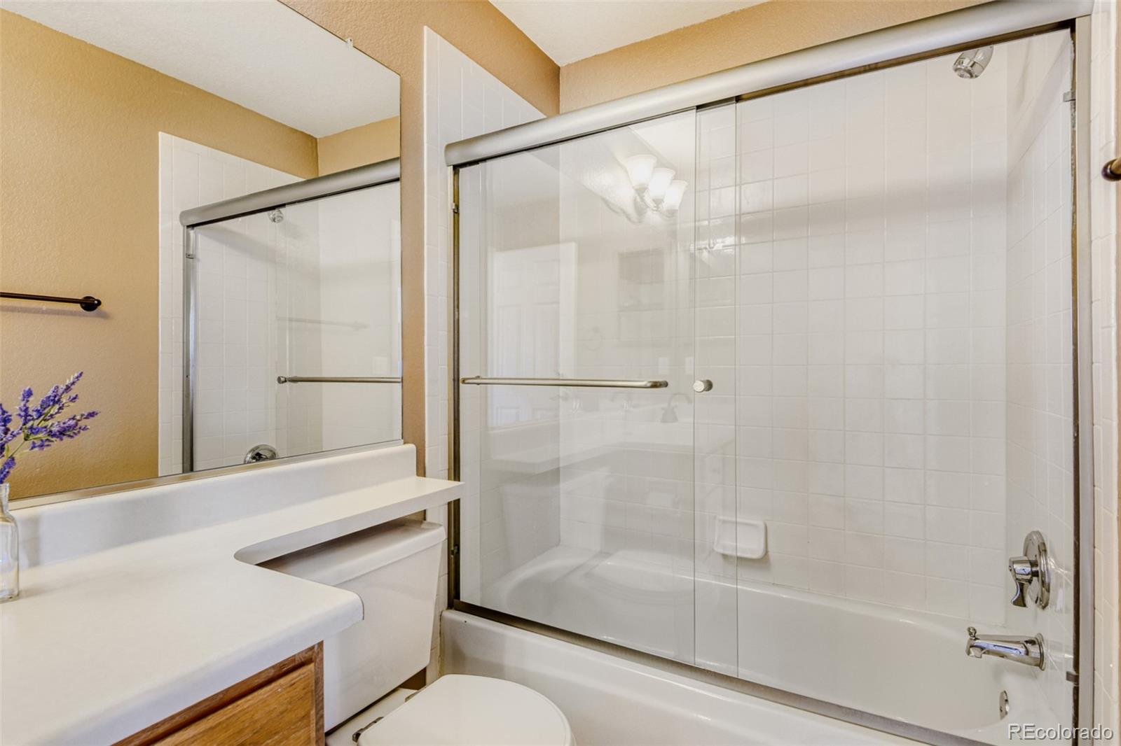 9649 Adelaide Circle Highlands Ranch, CO 80130 - Photo 24 of 32 a bathroom with a sink toilet and shower