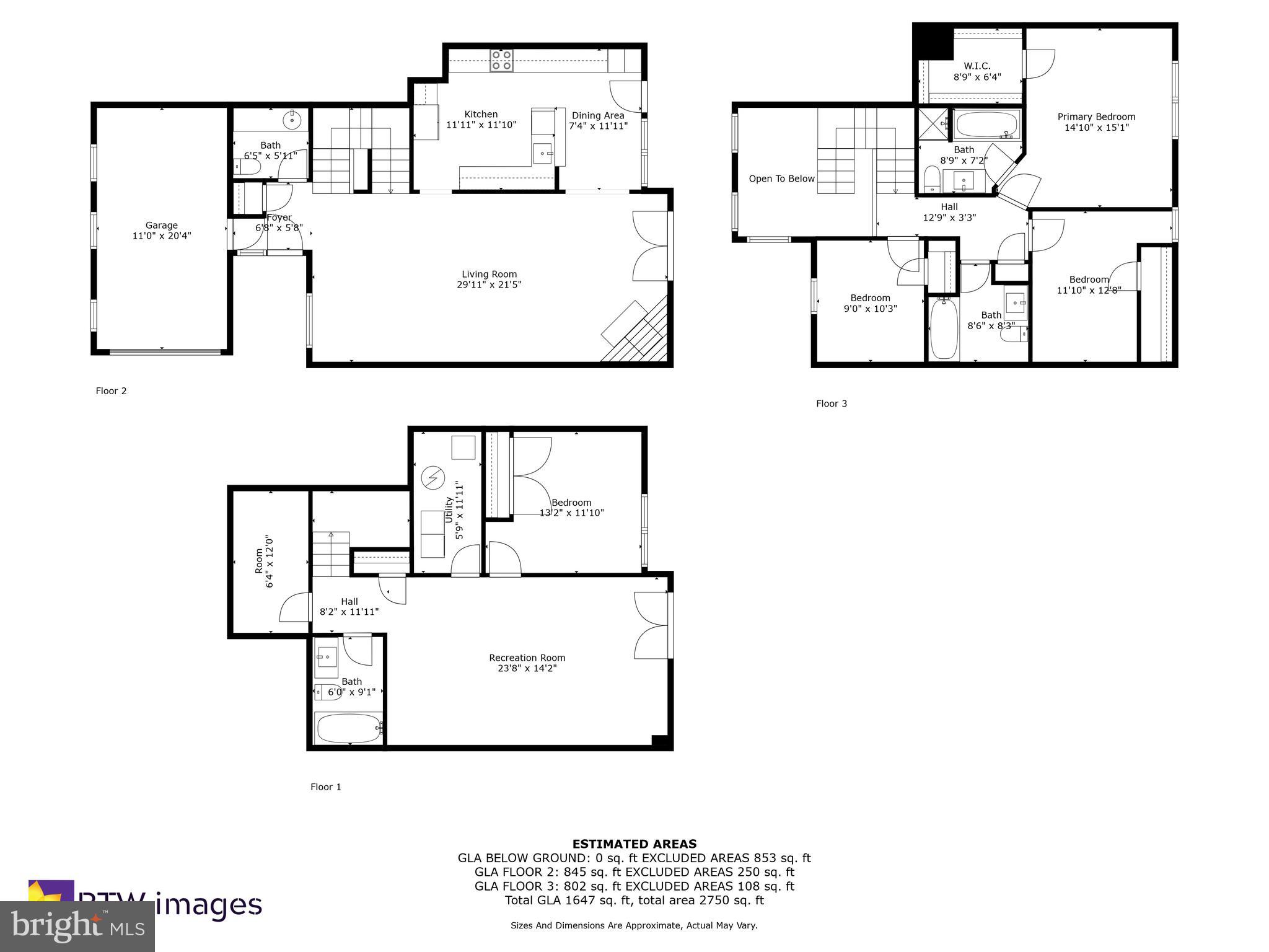 21174 Wildflower Square Ashburn, VA 20147 - Photo 30 of 30 a black and white photo of a living room