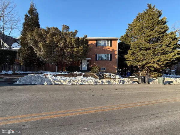 a view of road with a building