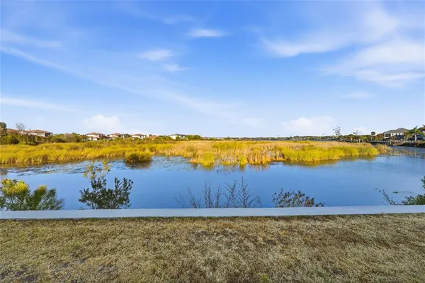a view of an ocean and beach