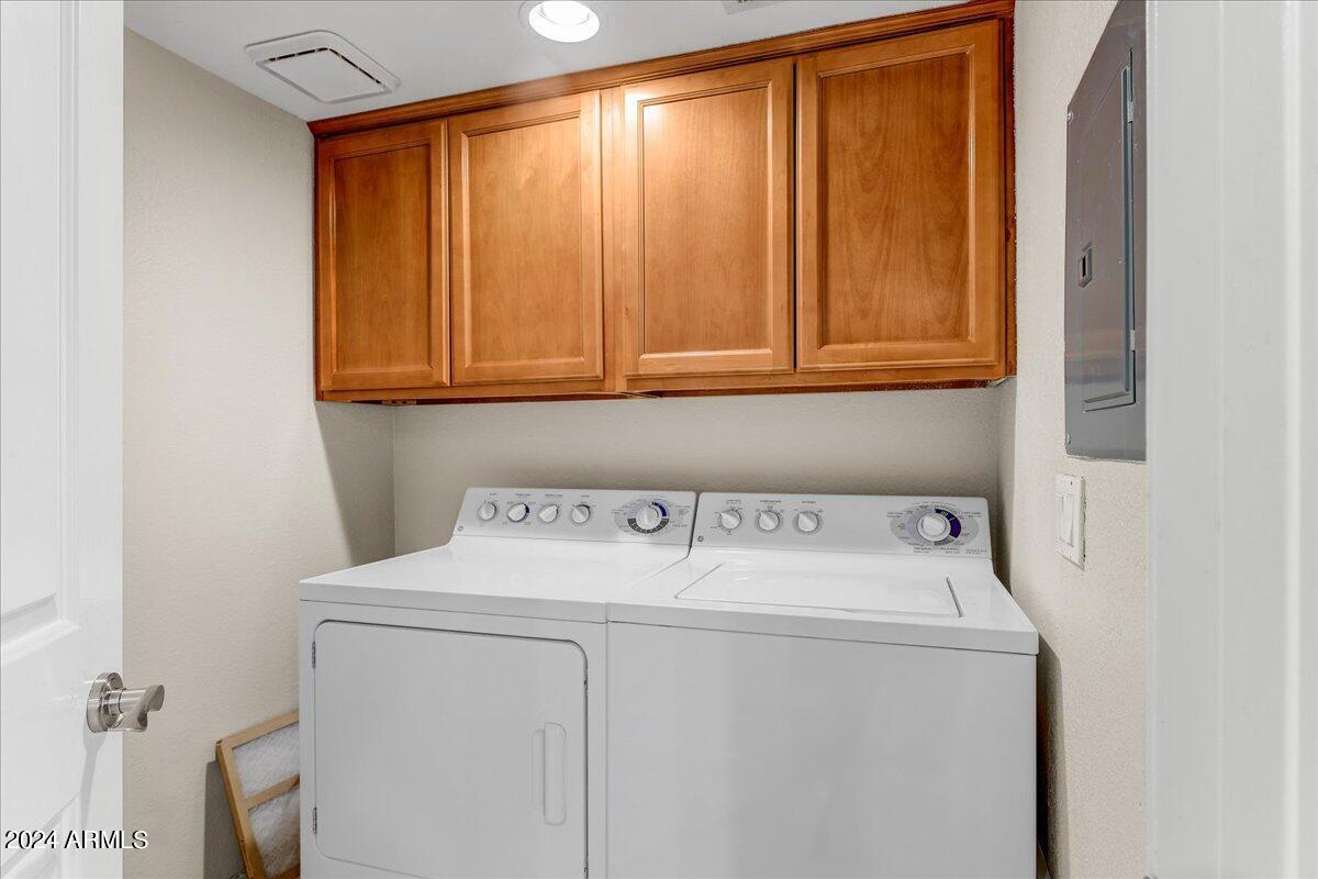 3235 East Camelback Road, Unit 109 Phoenix, AZ 85018 - Photo 16 of 20 a utility room with dryer and washer