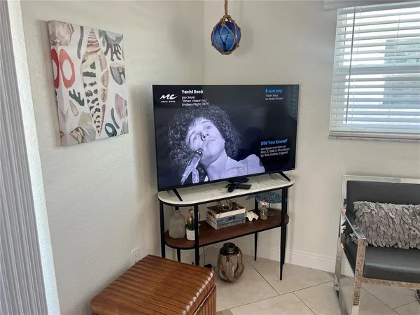 a view of a room with music instruments