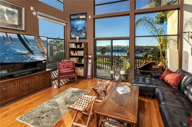 a living room filled with furniture