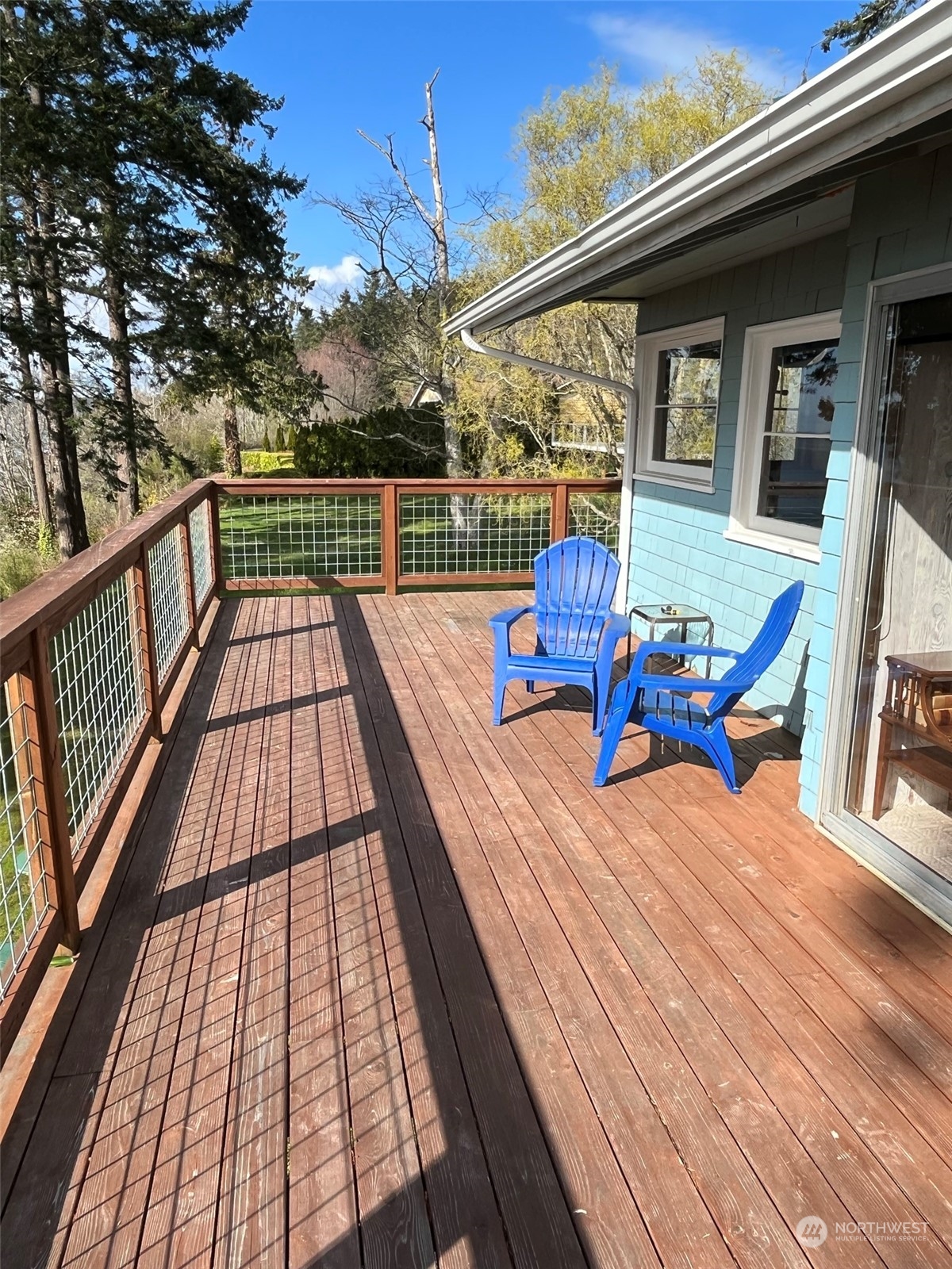 509 Spring Street Camano Island, WA 98282 - Photo 19 of 28 a view of a balcony with chairs