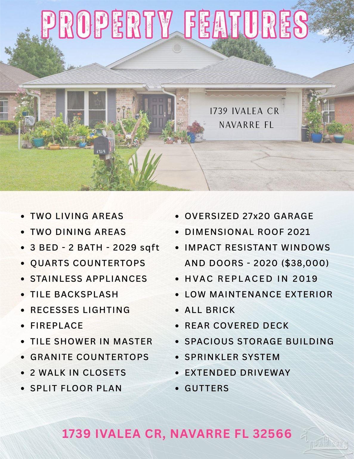 1739 Ivalea Circle Navarre, FL 32566 - Photo 3 of 46