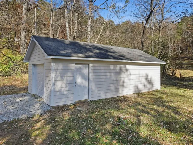 a view of a small house