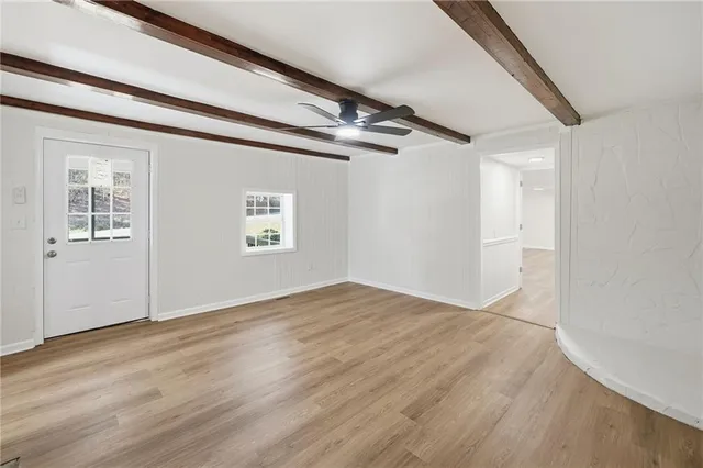 a view of an empty room