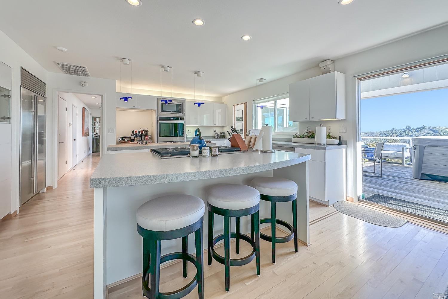 432 Durant Way Mill Valley, CA 94941 - Photo 24 of 69 a kitchen with sink and chairs
