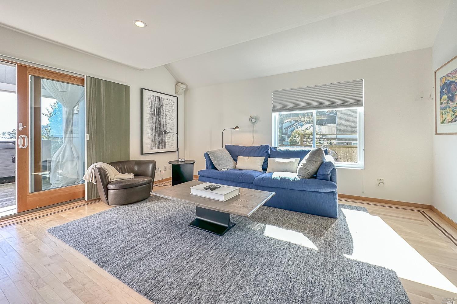 432 Durant Way Mill Valley, CA 94941 - Photo 29 of 69 a living room with furniture and a large window