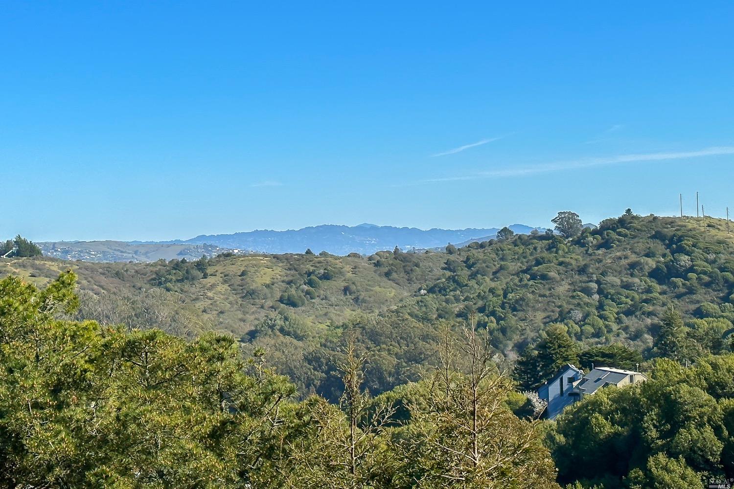 432 Durant Way Mill Valley, CA 94941 - Photo 47 of 69 a view of a city with a mountain in the background