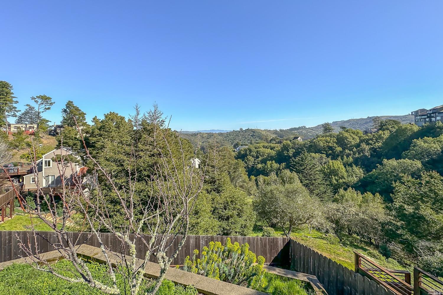 432 Durant Way Mill Valley, CA 94941 - Photo 55 of 69 a view of a city from a balcony