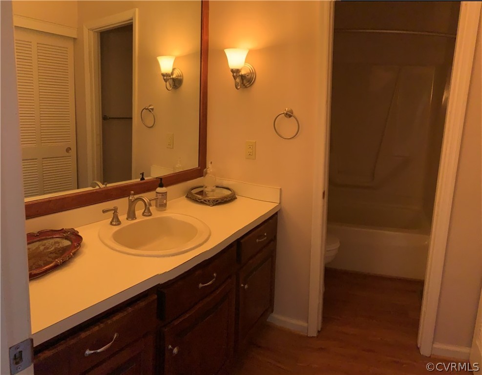 67 Mahan Road Farmville, VA 23901 - Photo 38 of 49 a bathroom with a sink and a mirror