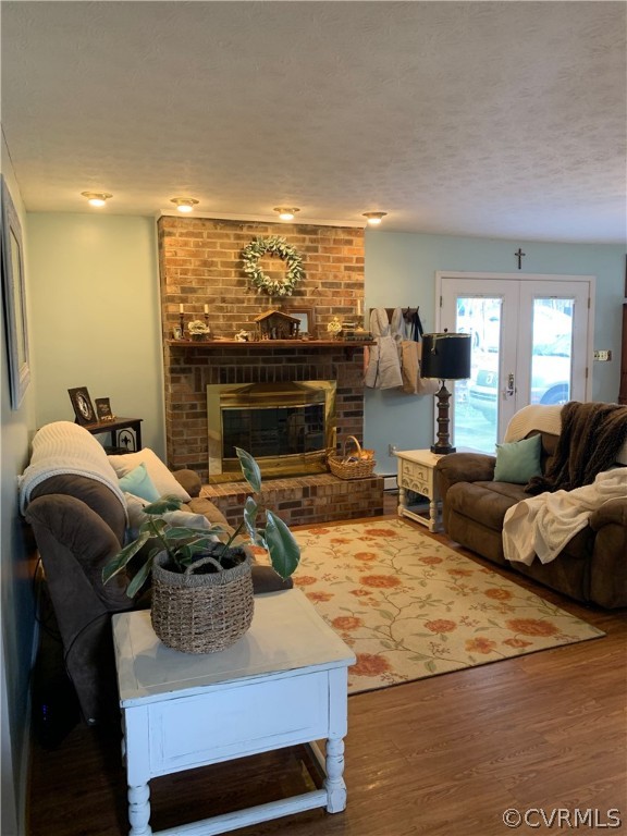 67 Mahan Road Farmville, VA 23901 - Photo 9 of 49 a living room with furniture and a fireplace