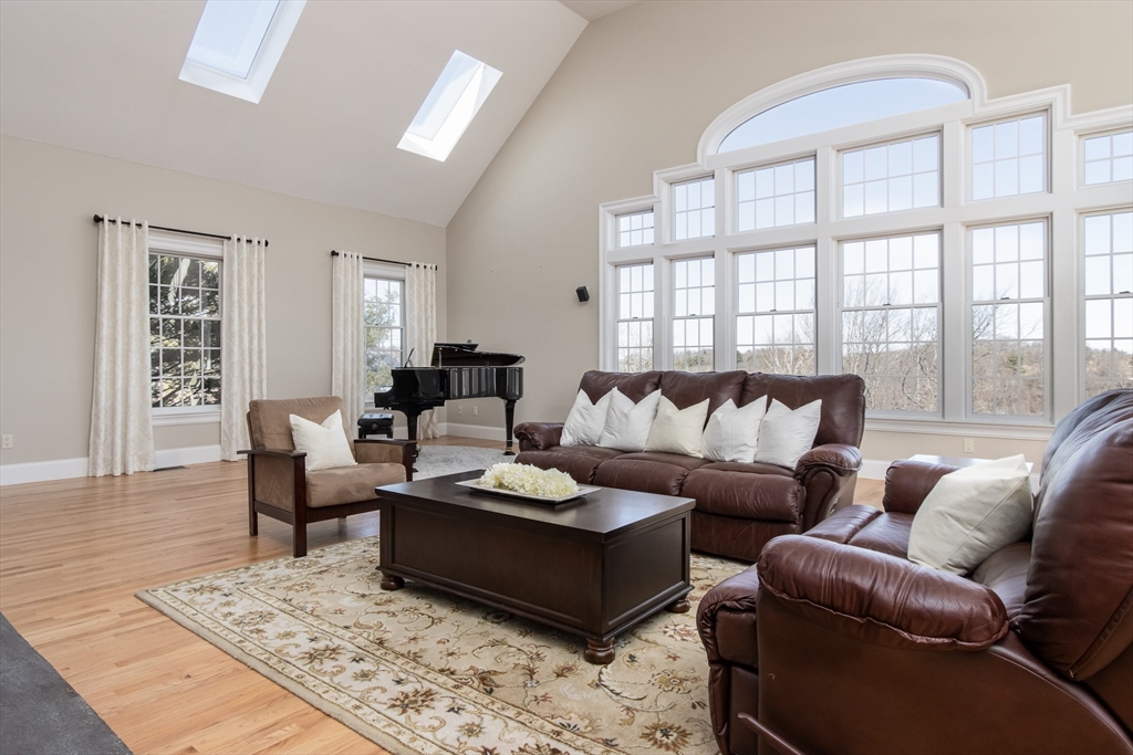 63 Skyfields Drive Groton, MA 01450 - Photo 13 of 40 a living room with furniture wooden floor and a large window