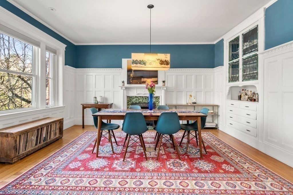 10 Kilsyth Road, Unit 2 Brookline, MA 02445 - Photo 5 of 21 a view of a dining room with furniture and window
