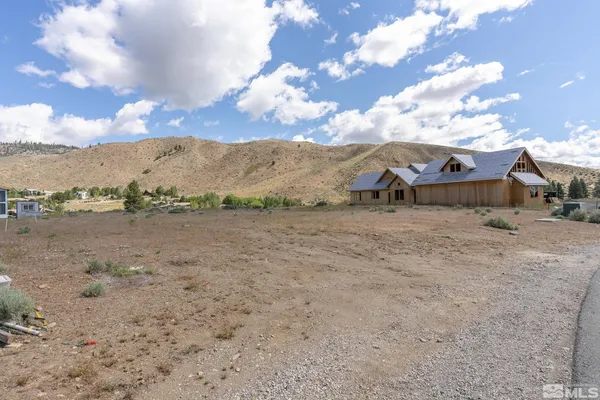 a view of outdoor space with mountain view