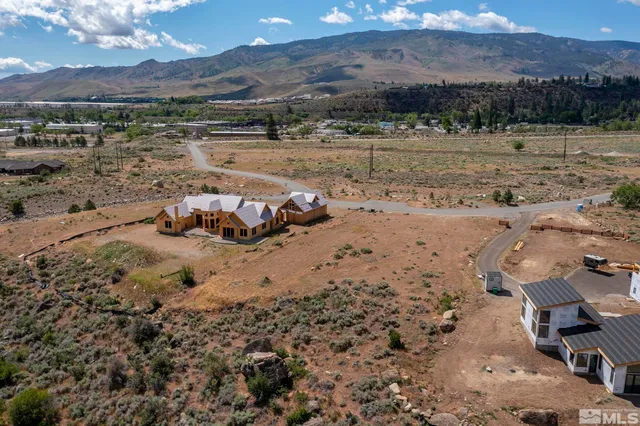 a view of a lake with mountain view