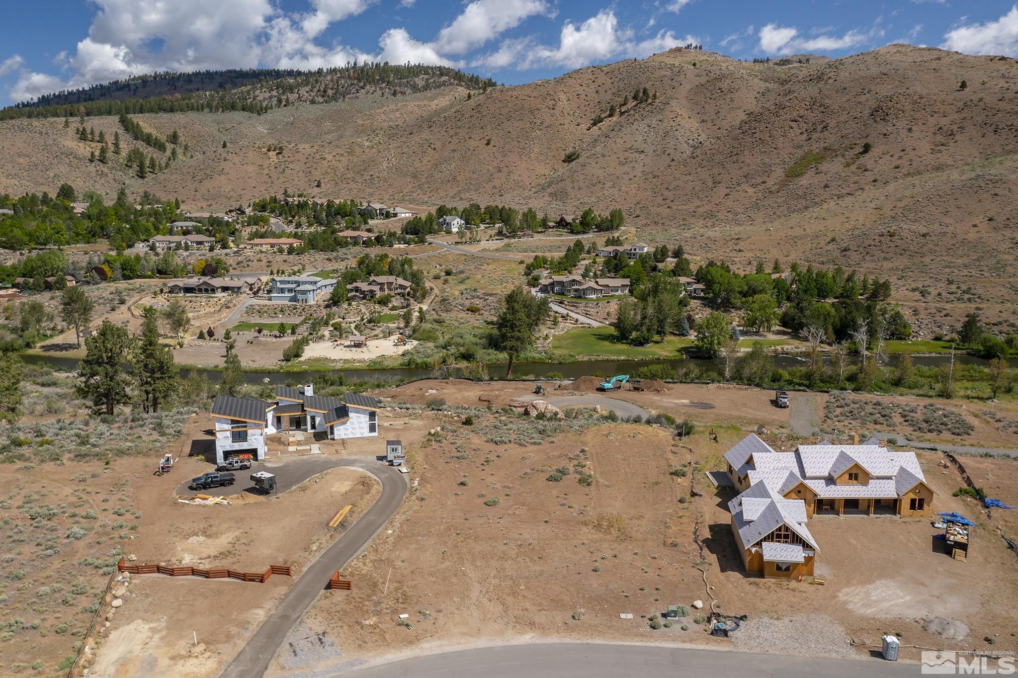 421 River Pines Drive, Unit 2 Verdi, NV 89439 - Photo 9 of 22 an aerial view of a yard with horses