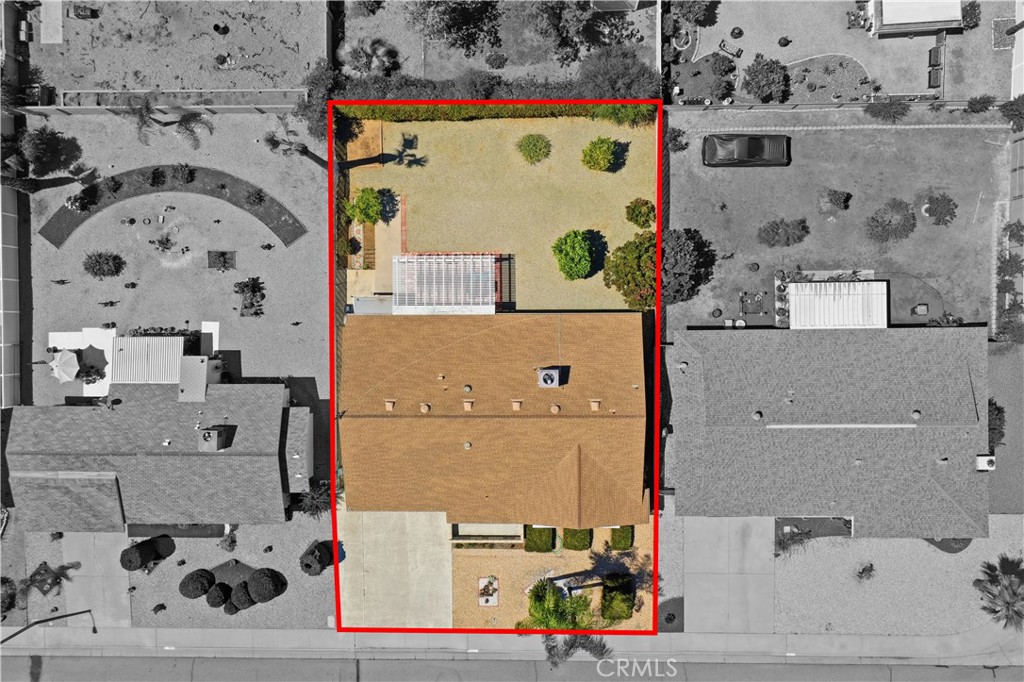 26500 New Bedford Road Menifee, CA 92586 - Photo 36 of 47 an aerial view of residential houses with outdoor space
