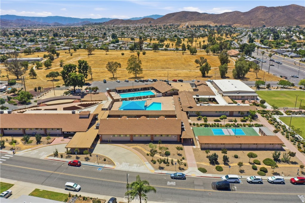 26500 New Bedford Road Menifee, CA 92586 - Photo 43 of 47 an aerial view of residential building and parking space