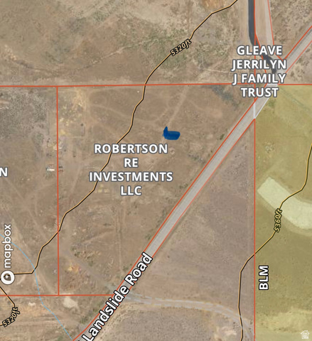 450 West Landslide Road Annabella, UT 84711 - Photo 2 of 7 Aerial map of property and surrounding area