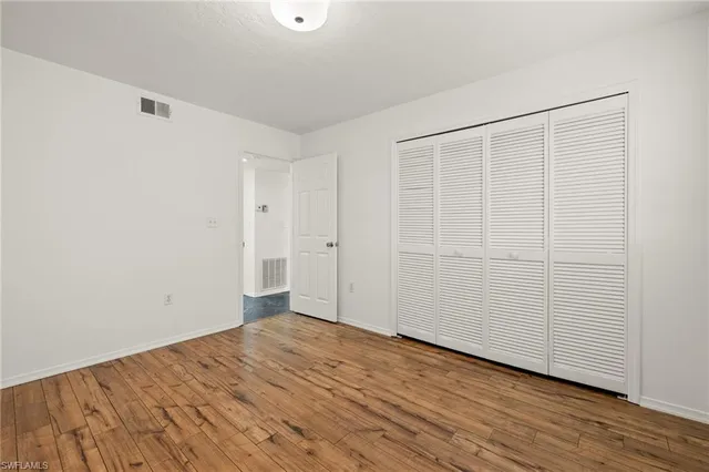 wooden floor in an empty room