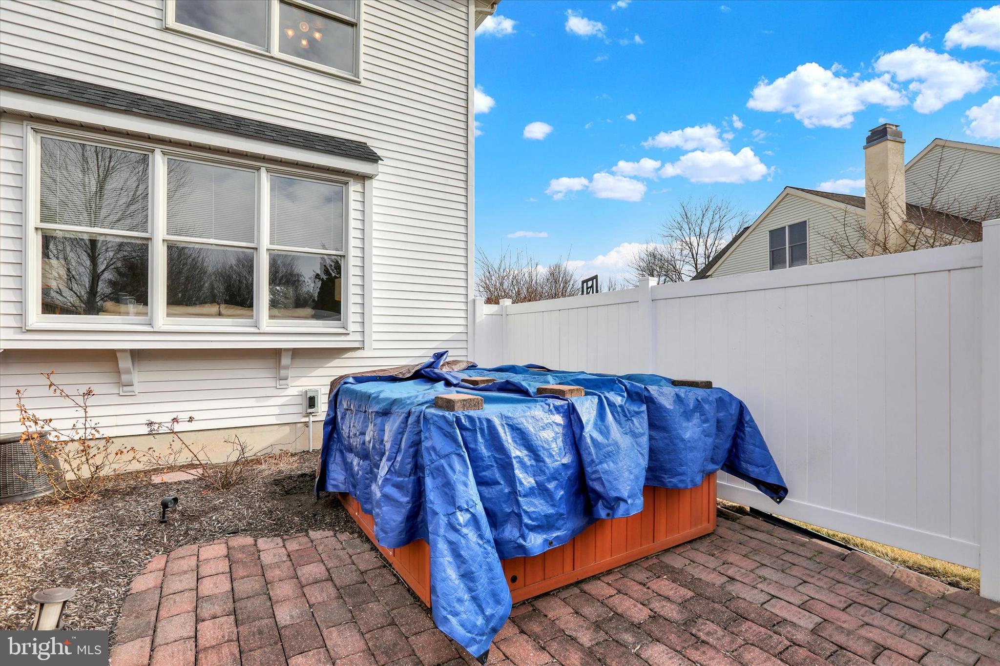4960 Redfield Road Doylestown, PA 18902 - Photo 26 of 63 Hot Tub And Fenced Hot Tub Area