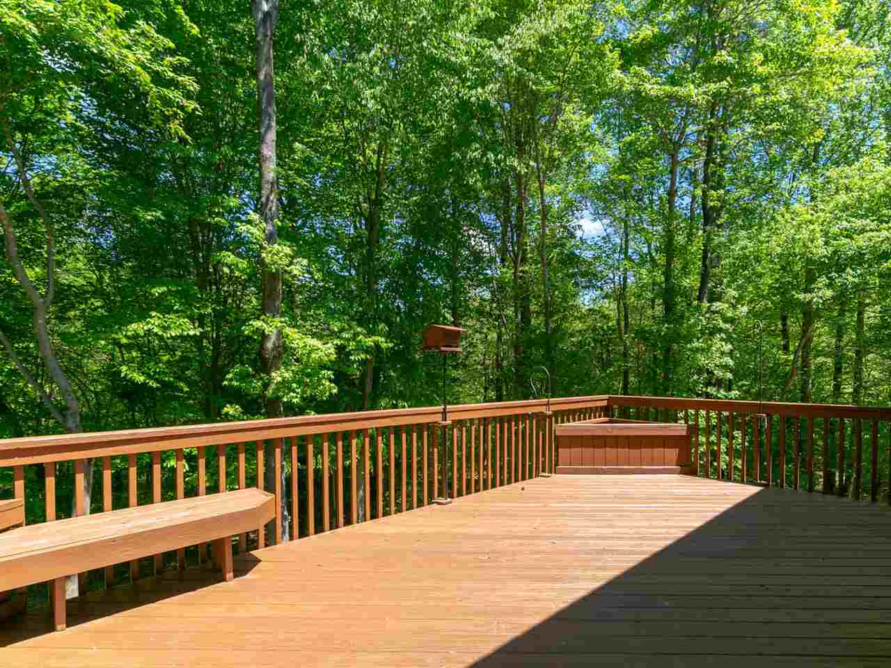 1609 Adams Mountain Road Raleigh, NC 27614 - Photo 25 of 29 The 24x15 rear deck overlooks the beautiful wooded 1.9 acre lot. Deck