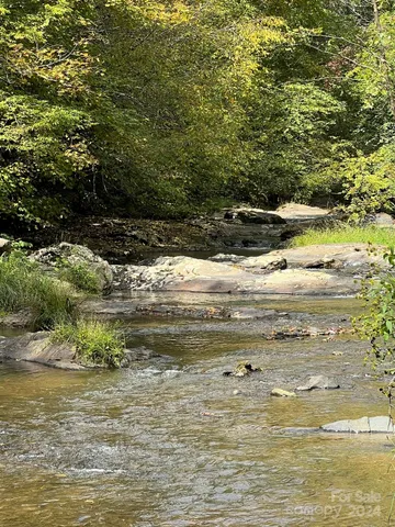 a view of an ocean from a yard