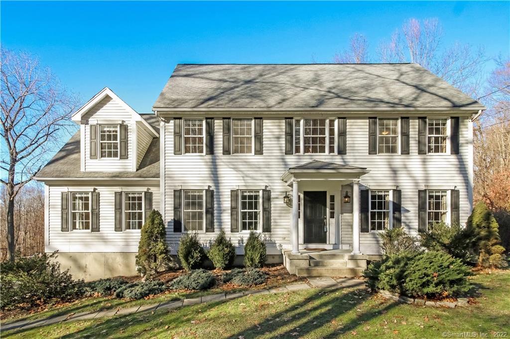 24 Sunset Hill Road Brookfield, CT 06804 - Photo 1 of 1 a front view of a house with yard outdoor seating and barbeque oven