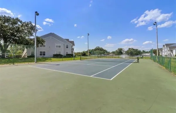 a view of a tennis court