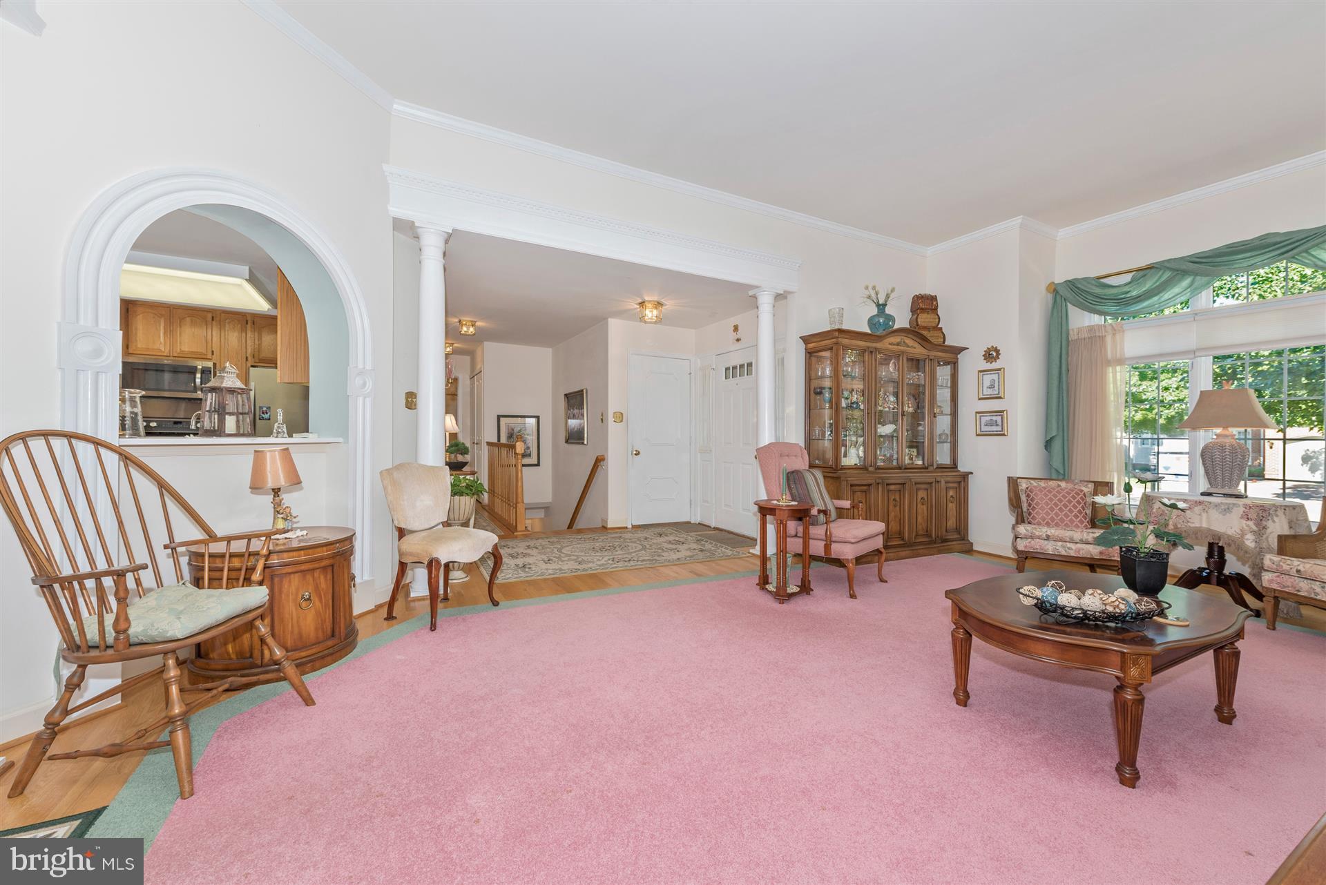 2413 Bear Den Road Frederick, MD 21701 - Photo 3 of 30 Living Room has box bay window and hardwood floors