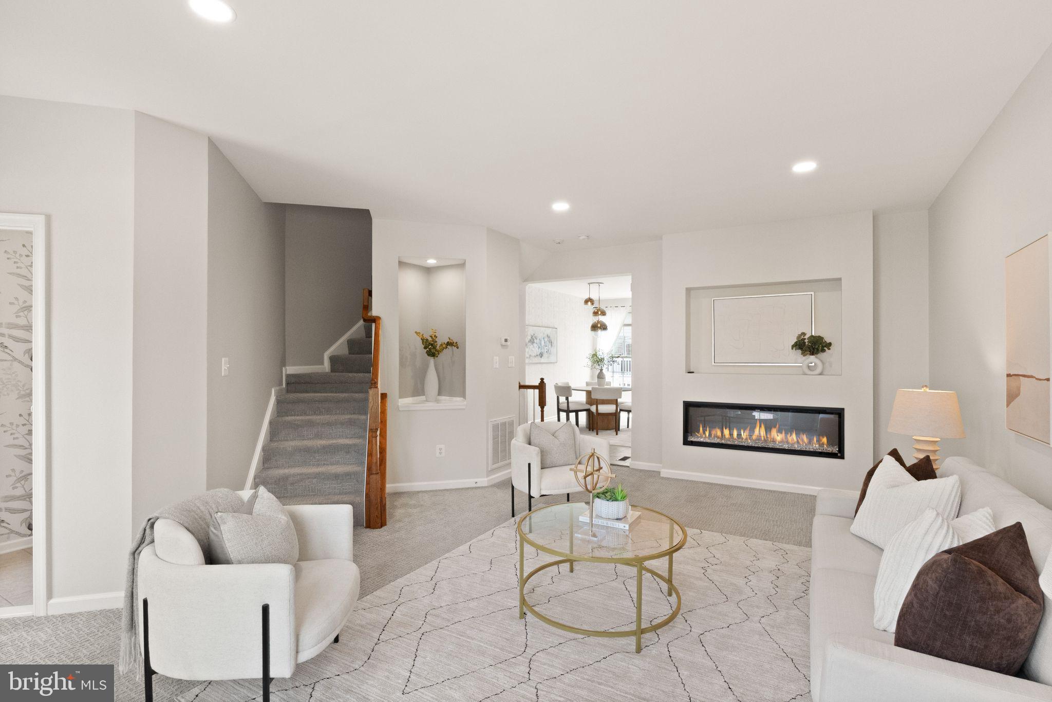 7015 Trek Way Gainesville, VA 20155 - Photo 7 of 56 Contemporary electric fireplace