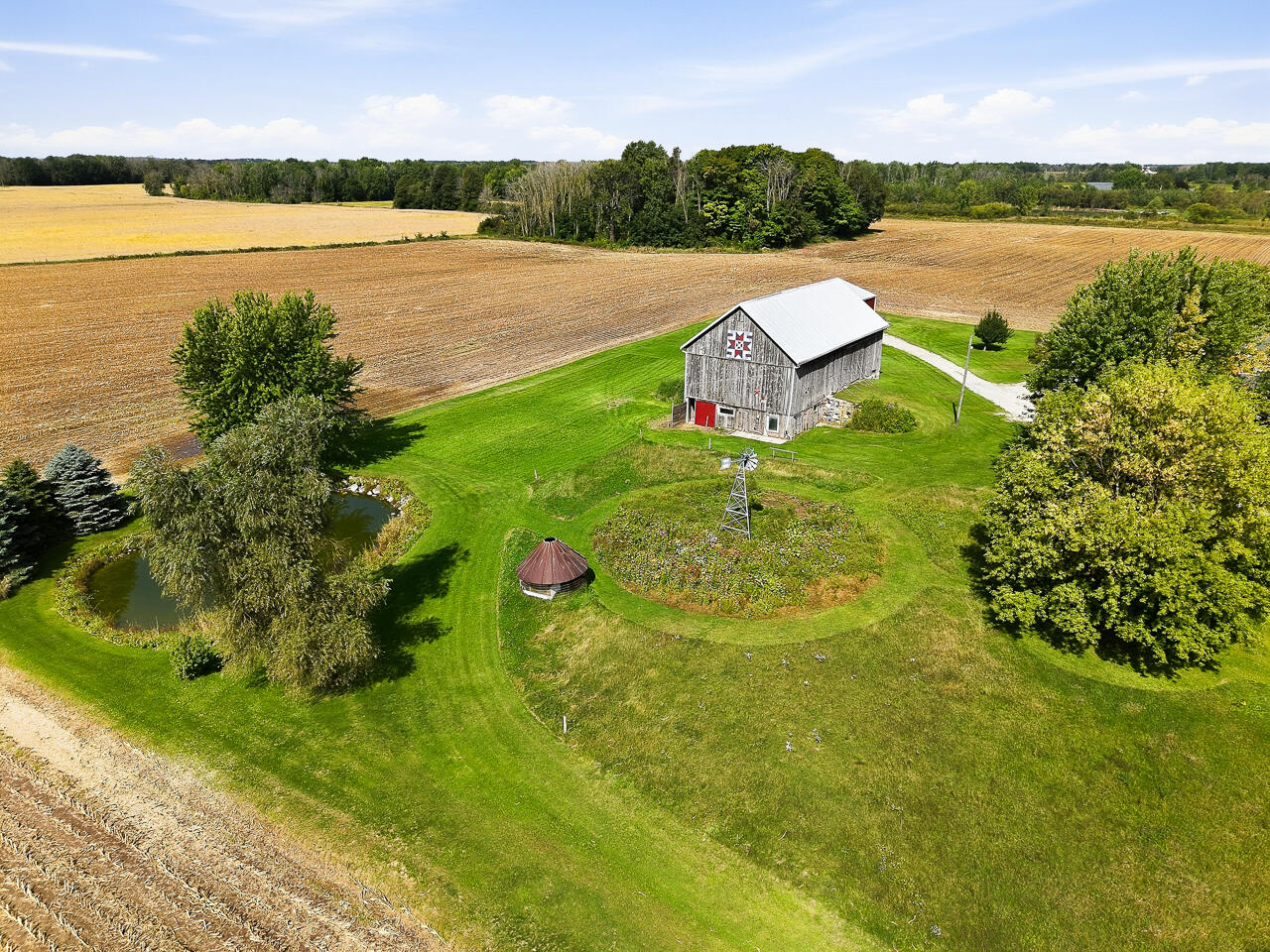 7914 Scheffler Road Newton, WI 53063 - Photo 57 of 60 Aerial View-9