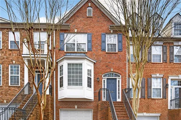 front view of a house with a door
