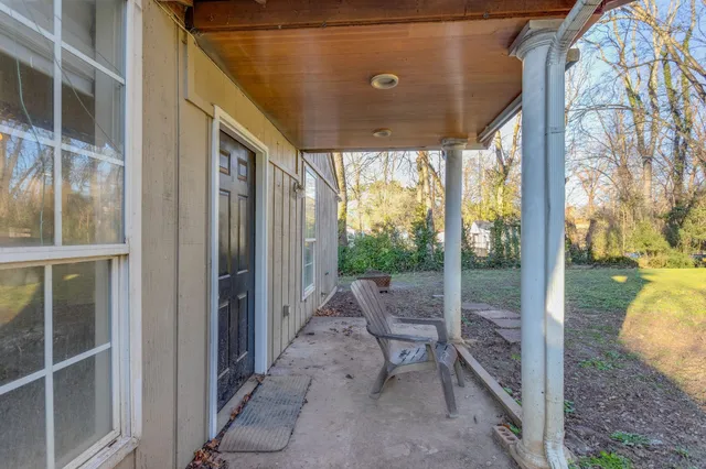 a view of yard with tree